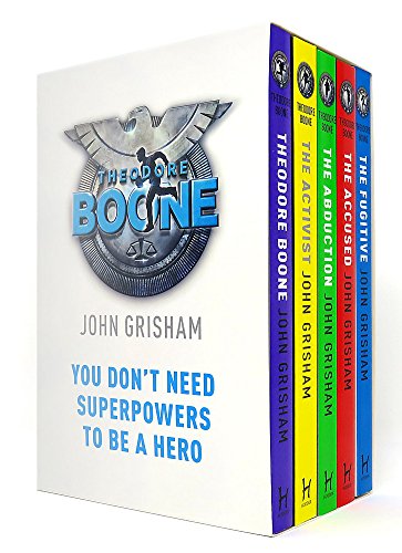 John Grisham Theodore Boone Series Collection 5 Books Box Set (Theodore Boone, The Abduction, The Accused, The Activist, The Fugitive)